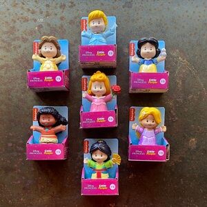 Fisher-Price Little People Disney Princess Set - Lot of 7 Single Characters